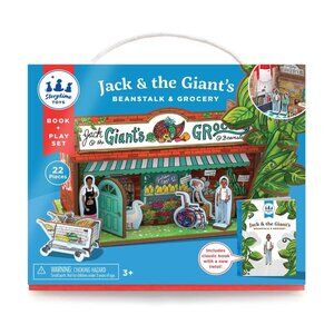 Storytime Toys Jack & the Giant's Grocery & Beanstalk Book and Playset